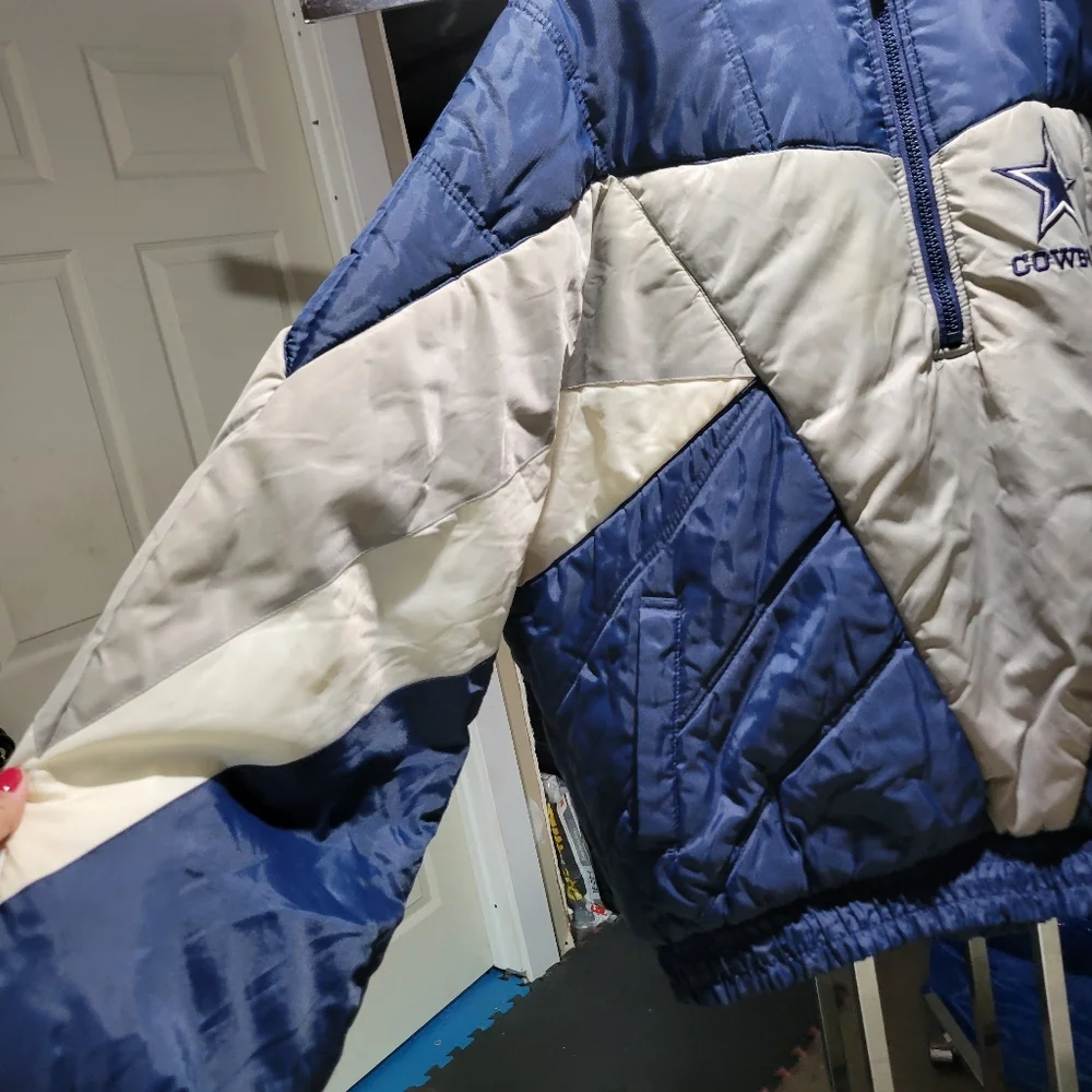 Vintage pro player Dallas cowboys coat Jacket Men's XXL - Picture 7 of 10